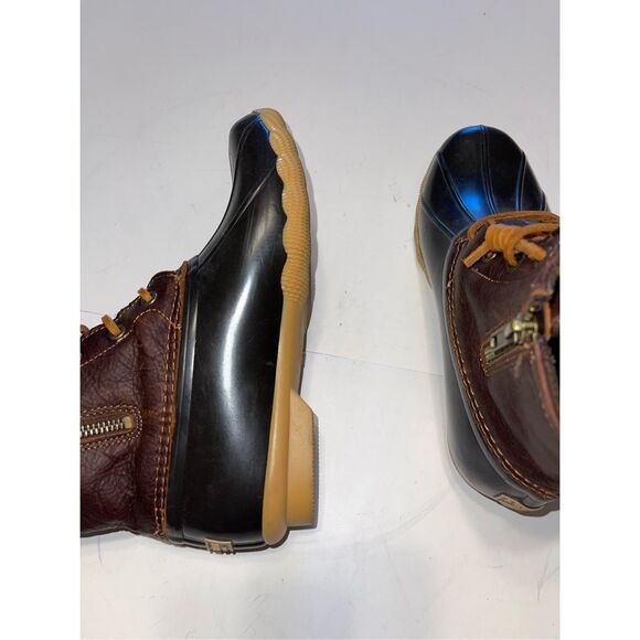 Sperry Top Sider Duck Boots Womens 7 Saltwater Brown Lace Up‎ Ankle Top STS91176 - Picture 8 of 9